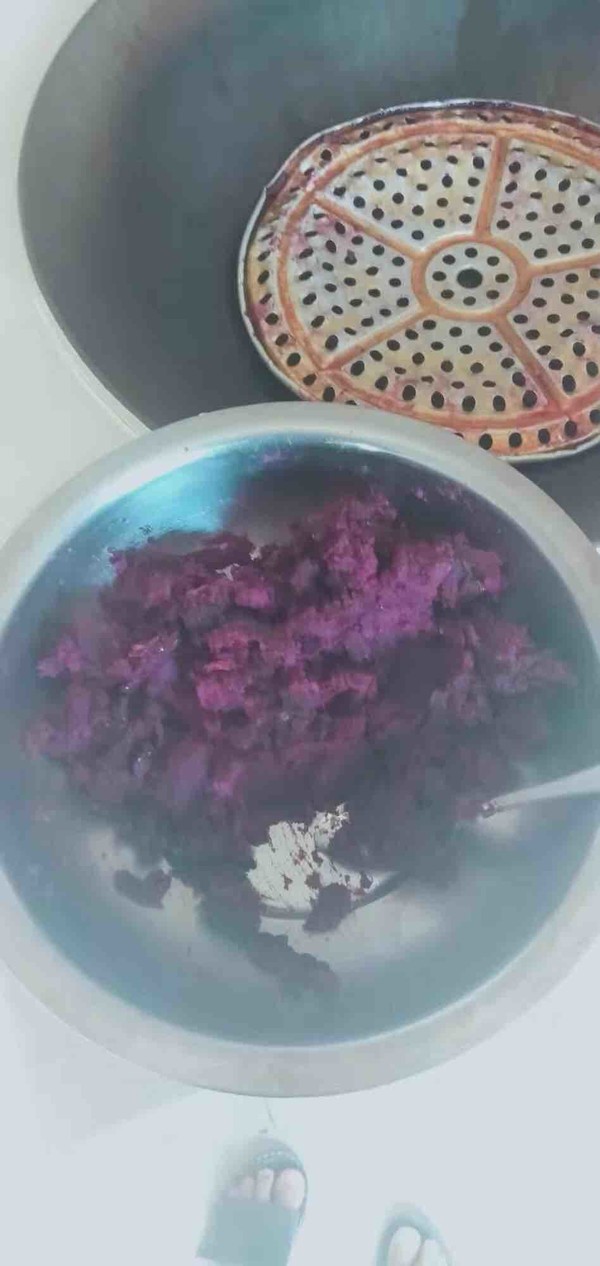 Purple Sweet Potato Bread recipe