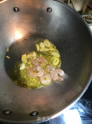 Fried Broccoli with Shrimp recipe