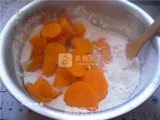 Bean Paste Sweet Potato Balls recipe