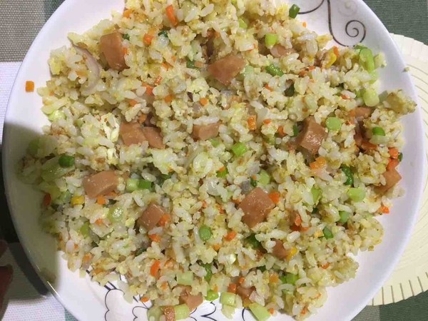 Golden Egg Fried Rice recipe