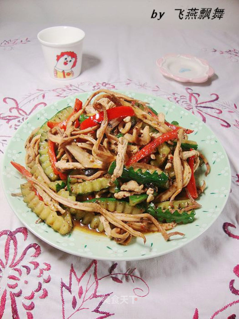 Rich Black Bean Fragrant, Appetizer with Rice----------【spicy Cucumber Shredded Squid】