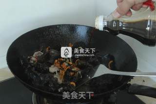 Stir-fried Fungus with Pork and Cordyceps recipe
