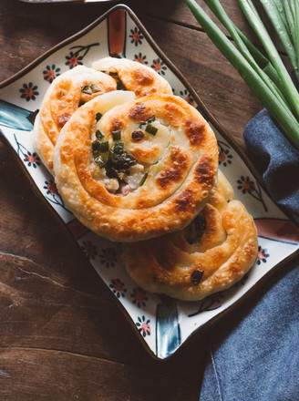 Easy Quick Scallion Pancakes recipe