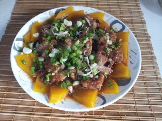 Pumpkin Steamed Spare Ribs recipe