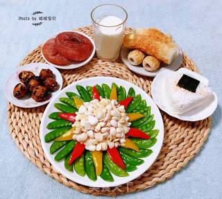 Seasoned Vegetables with Snow Peas#快手素菜# recipe