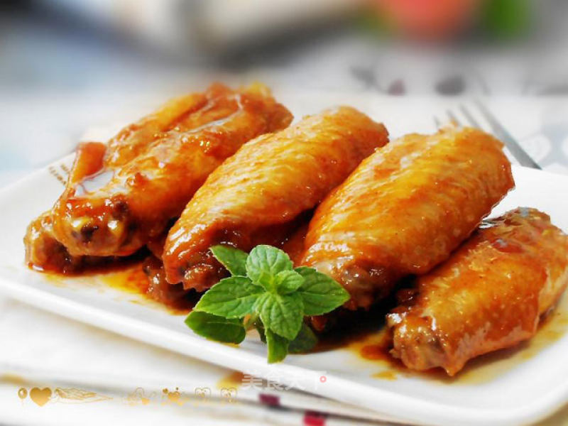 Wine Braised Chicken Wings recipe