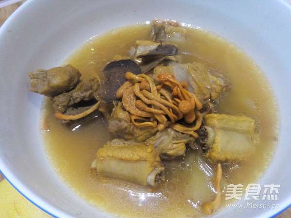 Stewed Cordyceps with Deer Antler Ribs recipe