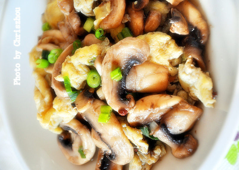 [scrambled Eggs with Mushrooms] Homemade and Delicious Small Stir-fry recipe