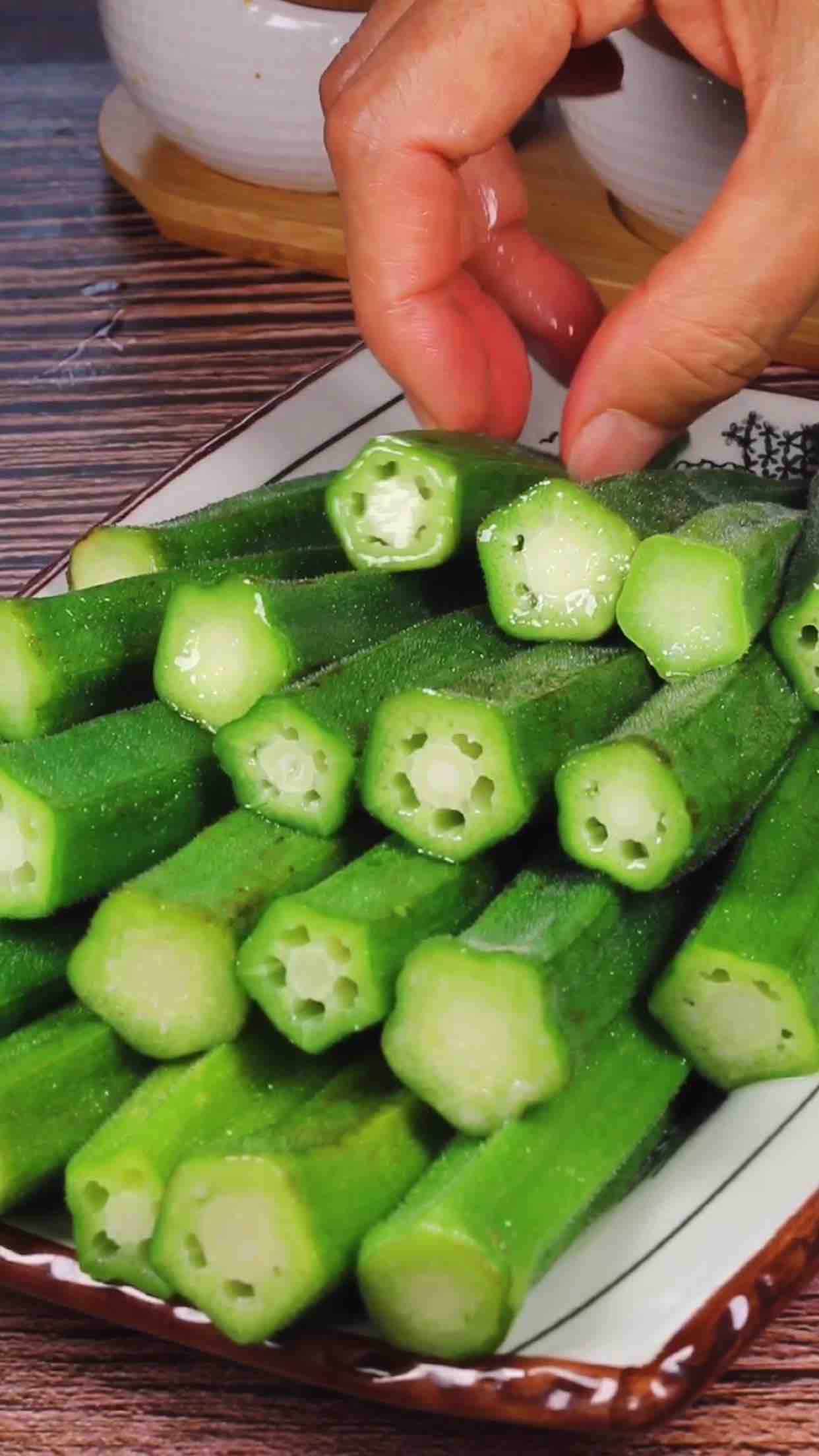 Garlic Okra recipe