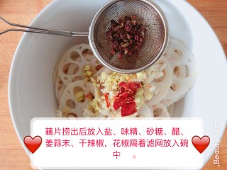 Sweet and Sour Lotus Root Slices recipe