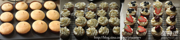 Chiffon Cream Cup Cake recipe