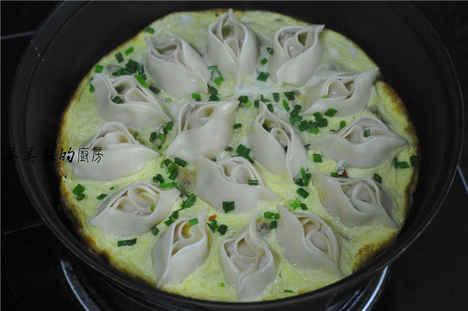 Fried Dumplings with Butterflies and Eggs recipe