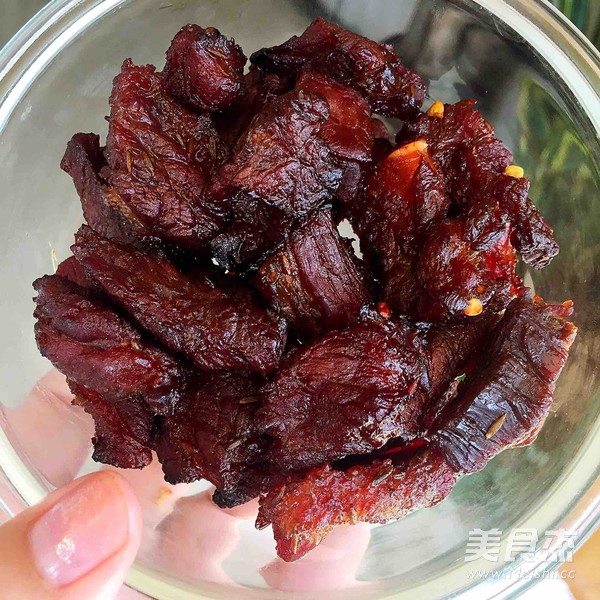 Secret Spiced Beef Jerky (oven Version) recipe