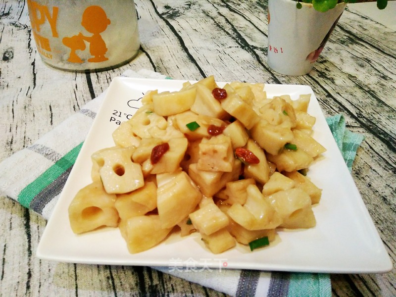 Sweet and Sour Lotus Root recipe