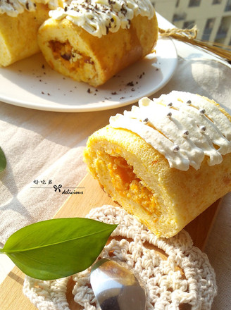 Pumpkin Cranberry Roll recipe