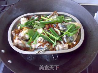 Steamed Bighead Fish Head with Cordyceps recipe