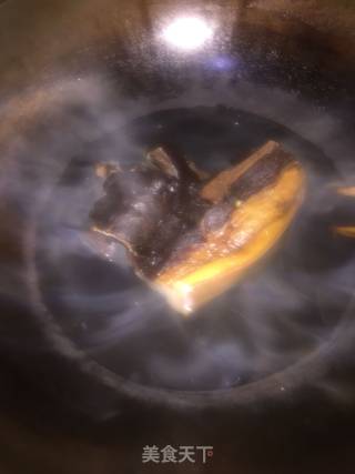 Stir-fried Bacon with Garlic Moss recipe