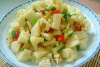 Simple Home Cooking---spicy and Sour Lotus Root recipe