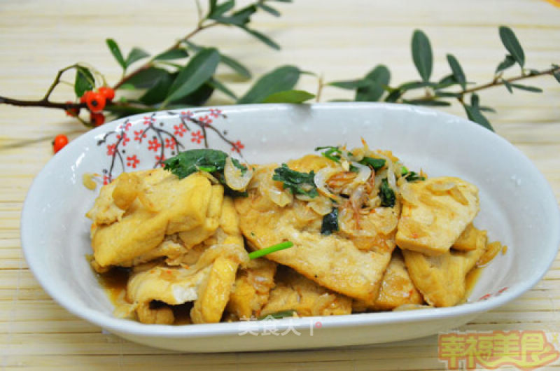 Happiness Food: The Best Partner for Calcium Supplementation and Roasted Tofu with Shrimp Skin