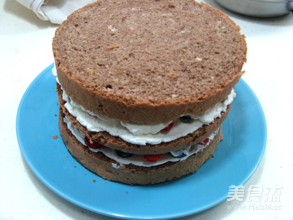 Cocoa Sponge Naked Cake recipe