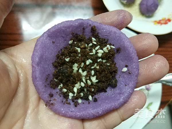 Purple Sweet Potato Glutinous Rice Ball recipe