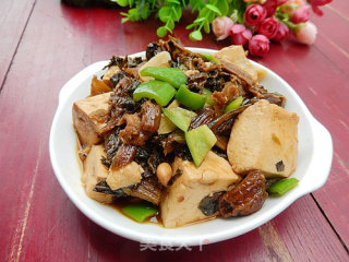 Tofu with Dried Vegetables recipe