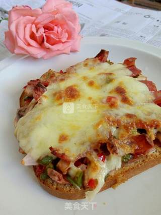 Easy Bread Pizza recipe