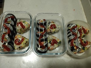 Easy Bento Sushi and Rice Balls for Family🍙 recipe