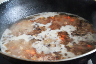 Minced Pork with Diced Vegetables recipe