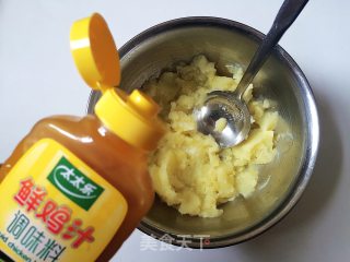 Double Mashed Potatoes with Chicken Sauce recipe