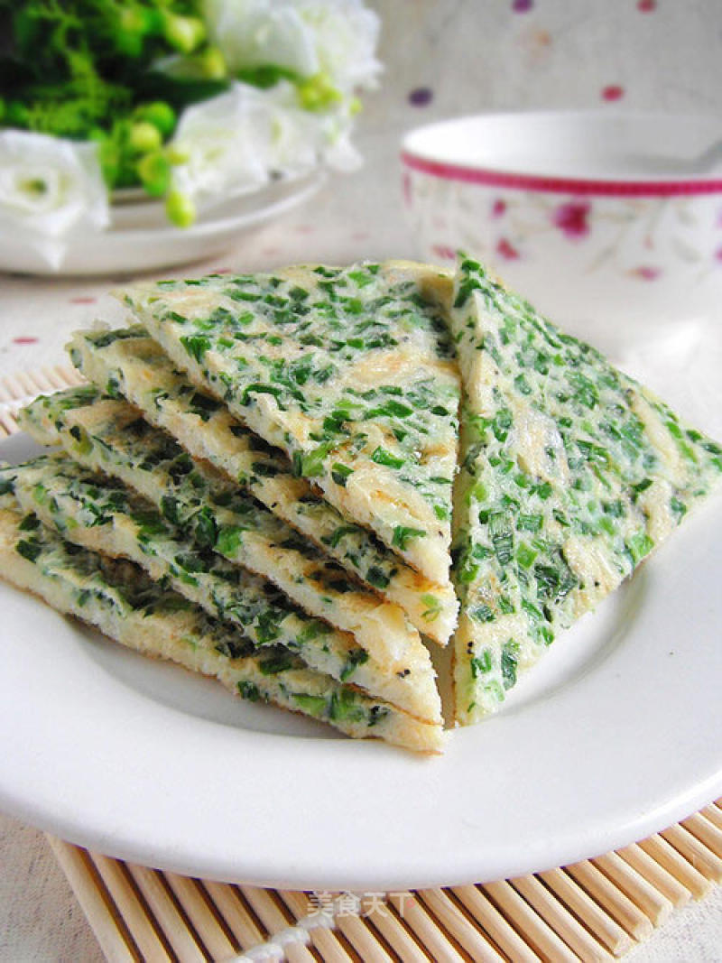 Easy Calcium Supplement-leek Fragrant Shrimp Egg Pancake recipe