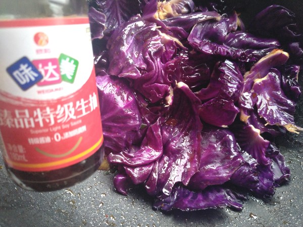 Fried Purple Cabbage recipe