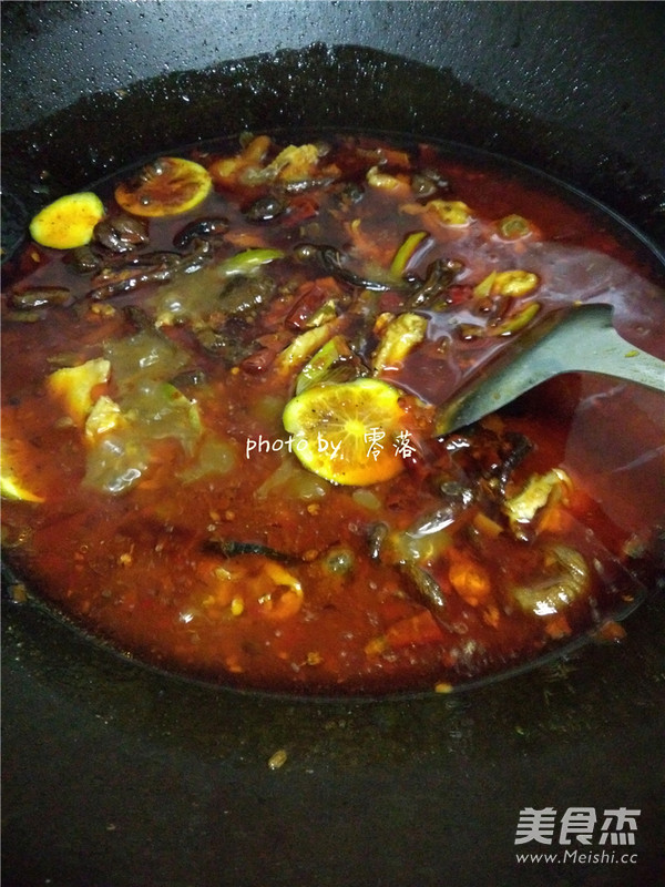 Lemon Spicy Chicken Hot Pot recipe