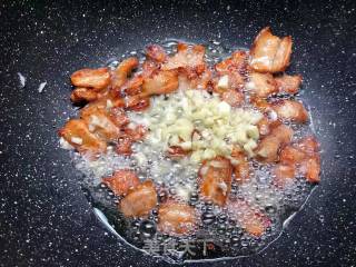 Stir-fried Mustard with Pork Belly recipe