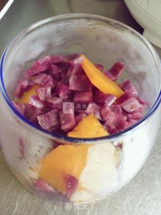 Creamy Purple Sweet Potato Pumpkin recipe
