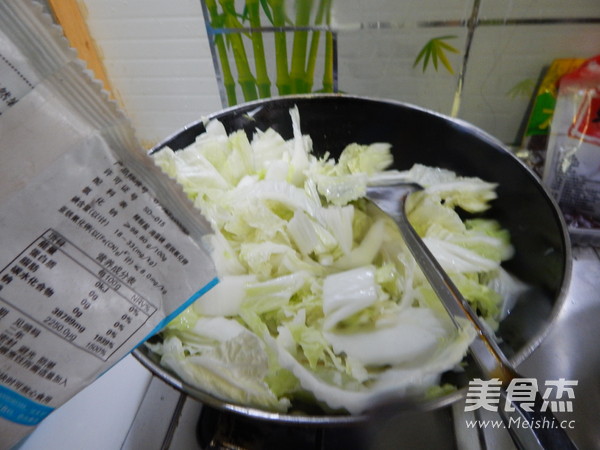 Braised Tofu with Cabbage Vermicelli recipe