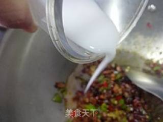 Potato Powder with Double Pepper Meat Sauce recipe