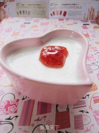 Produced by Xiaowenzi~~【strawberry Tofu】 recipe