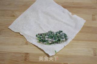 #春野菜#——shepherd's Purse Spring Rolls recipe