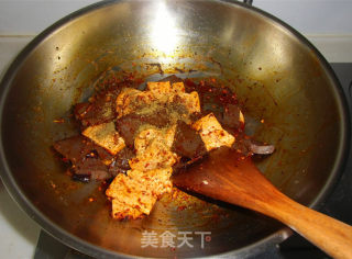 Spicy Lamb's Blood Tofu recipe