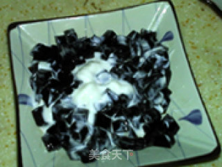 Yogurt Black Jelly recipe