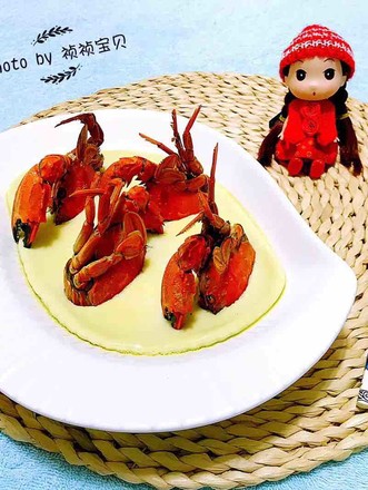 Crab Steamed Custard recipe