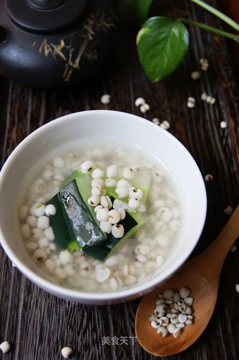 Winter Melon Barley Soup recipe