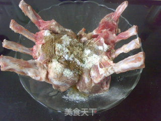 Fried Lamb Rack with Herbs recipe