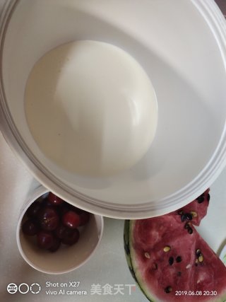 Watermelon with Cream recipe