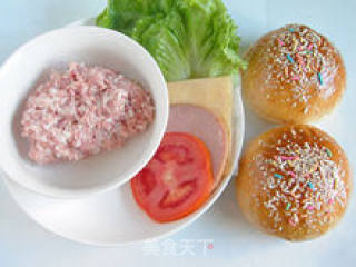 Energy Breakfast-----【pork Hamburger】 recipe