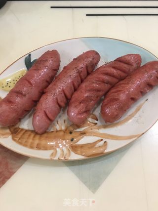 Grilled Hot Dog Intestines recipe