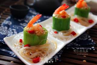 Shrimp Loofah Cup recipe