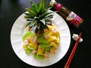 Candidates' Decompression Appetizer Quick Hand Dish~pineapple Fried Shrimp recipe
