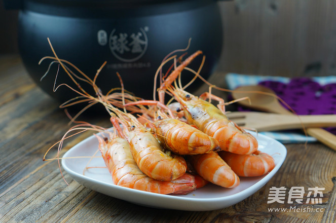 Baked Shrimp with Green Onion and Ginger recipe